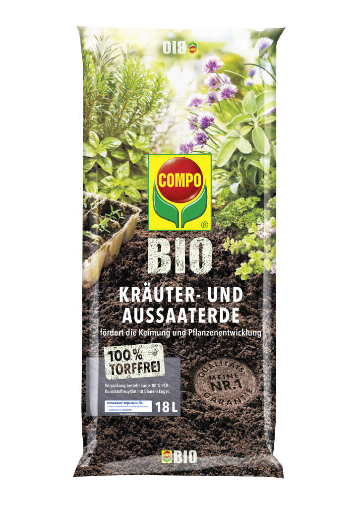 COMPO BIO Kräuter- und Aussaaterde torffrei